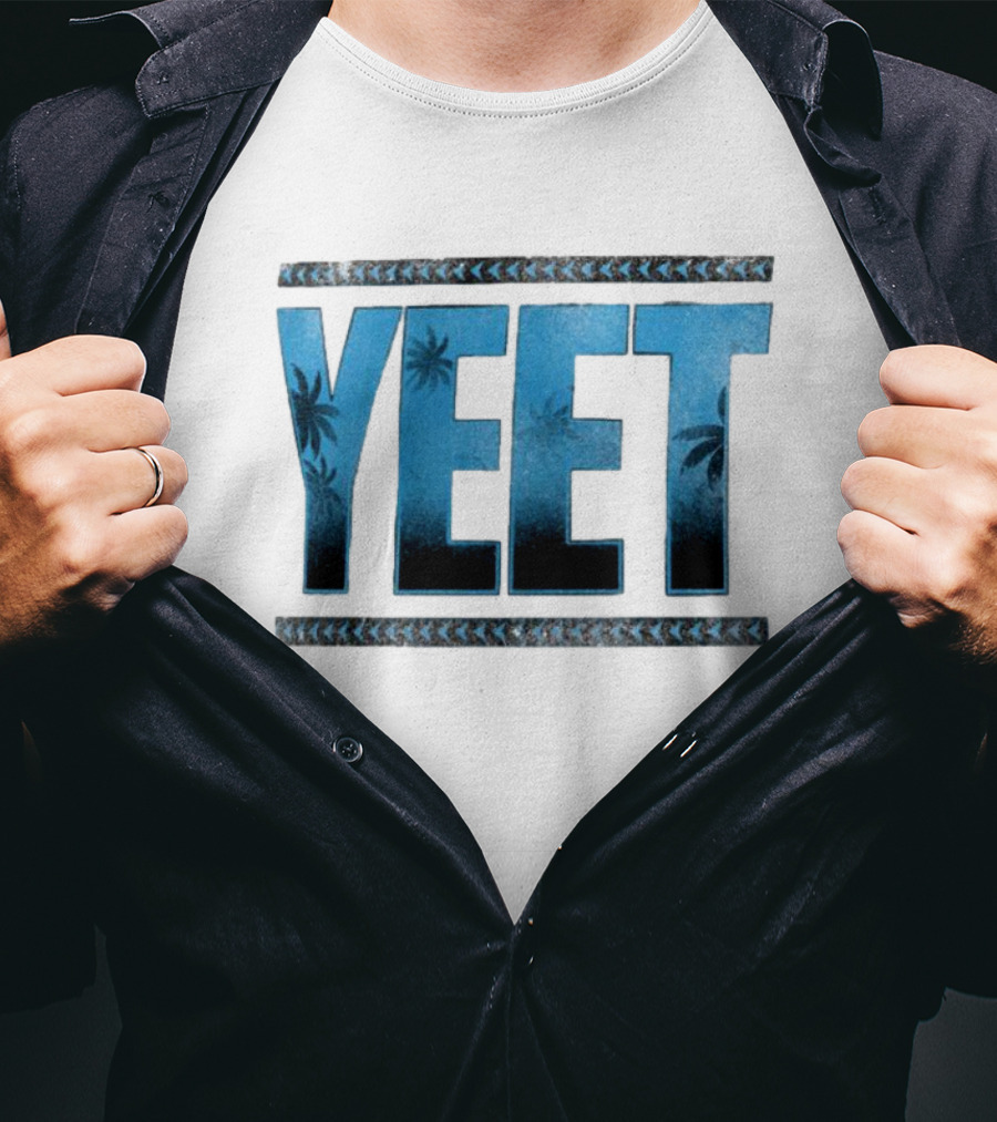Yeet Jey Uso Tropical Print T-Shirt