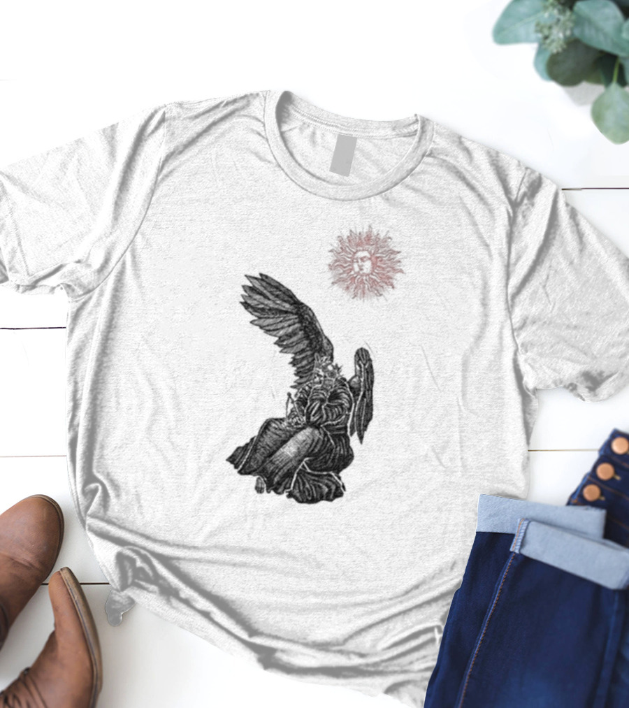 Angel And Skull Sun By Micah Ulrich T-Shirt