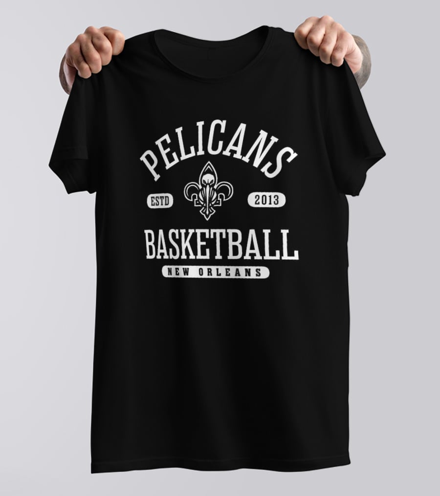 Pelicans Basketball ESTD 2013 New Orleans T-Shirt