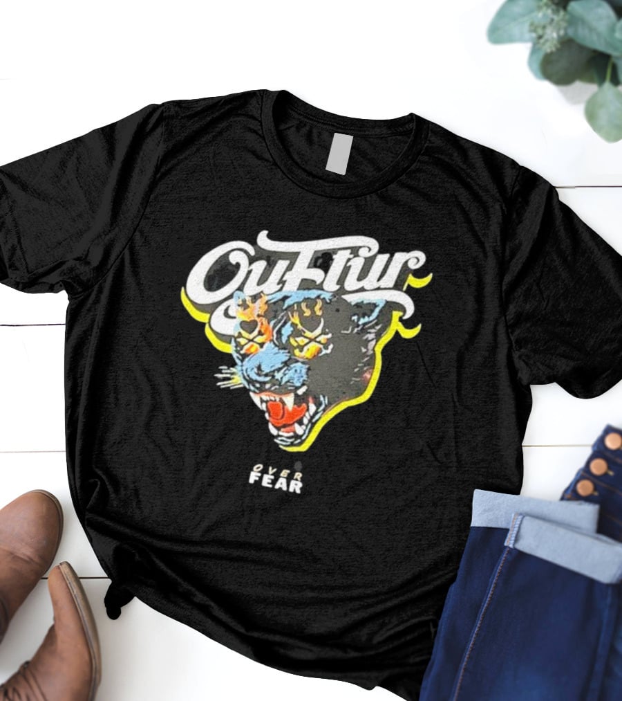 Ouftur Panther Over Fear T-Shirt