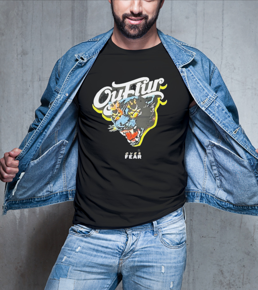 Ouftur Panther Over Fear T-Shirt
