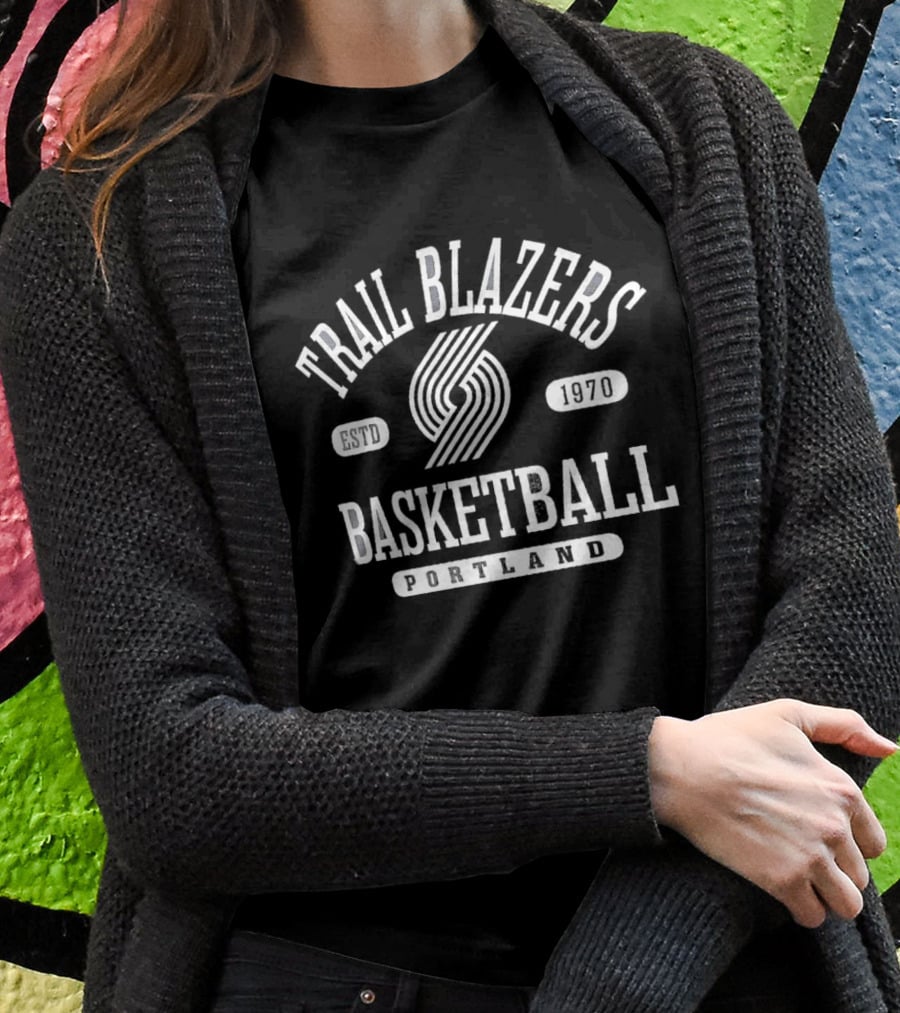 Trail Blazers Basketball ESTD 1970 Portland T-Shirt