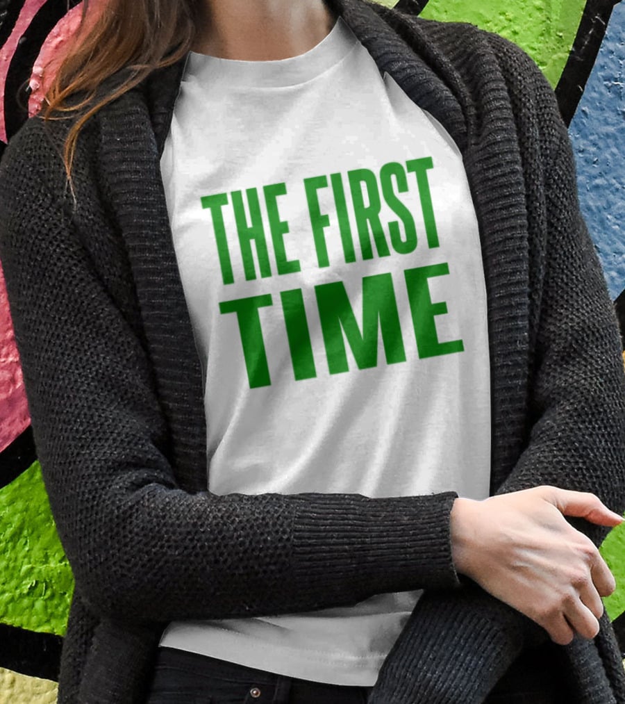 The Kid Laroi The First Time Bold Green Text T-Shirt
