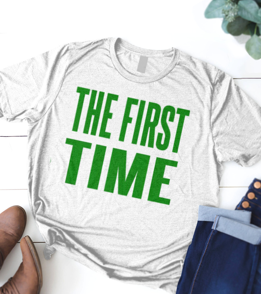 The Kid Laroi The First Time Bold Green Text T-Shirt