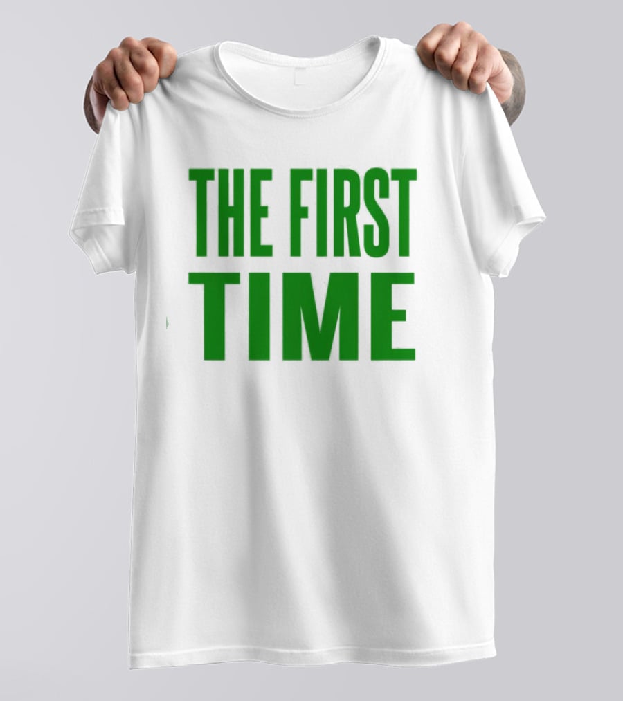 The Kid Laroi The First Time Bold Green Text T-Shirt