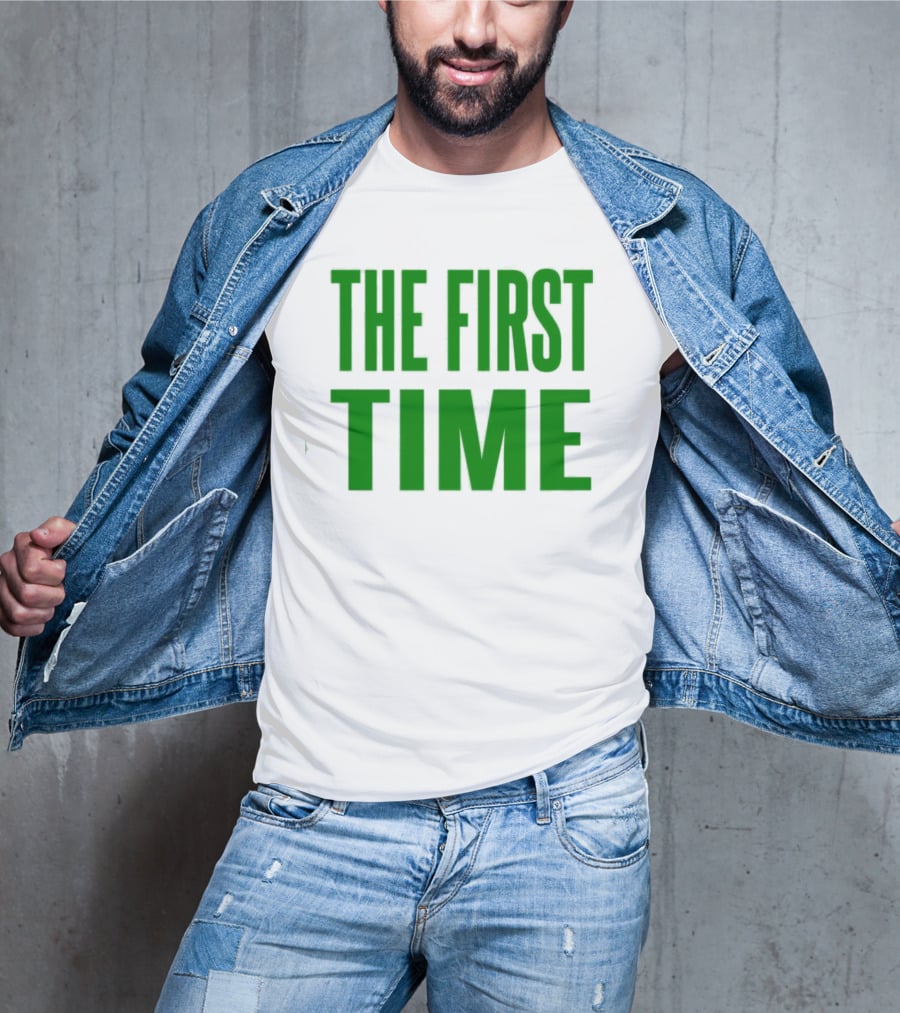 The Kid Laroi The First Time Bold Green Text T-Shirt