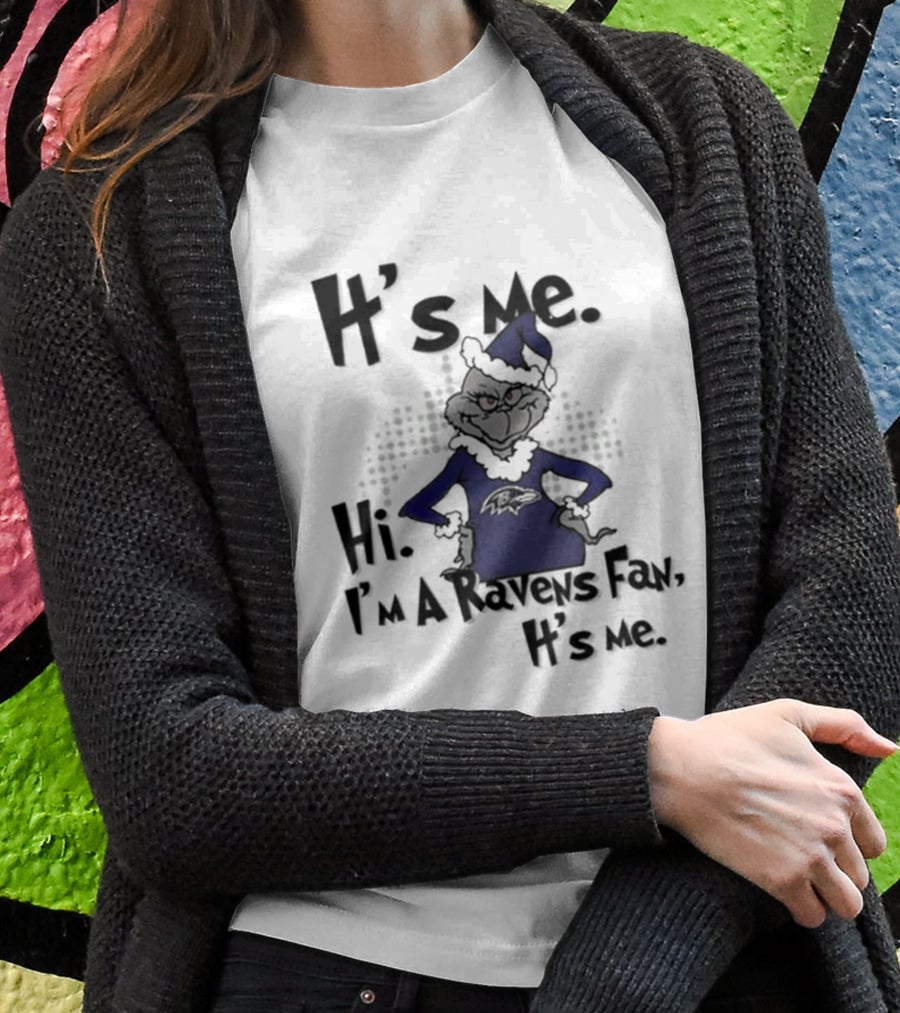 It's Me Hi I'm A Ravens Fan It's Me T-Shirt