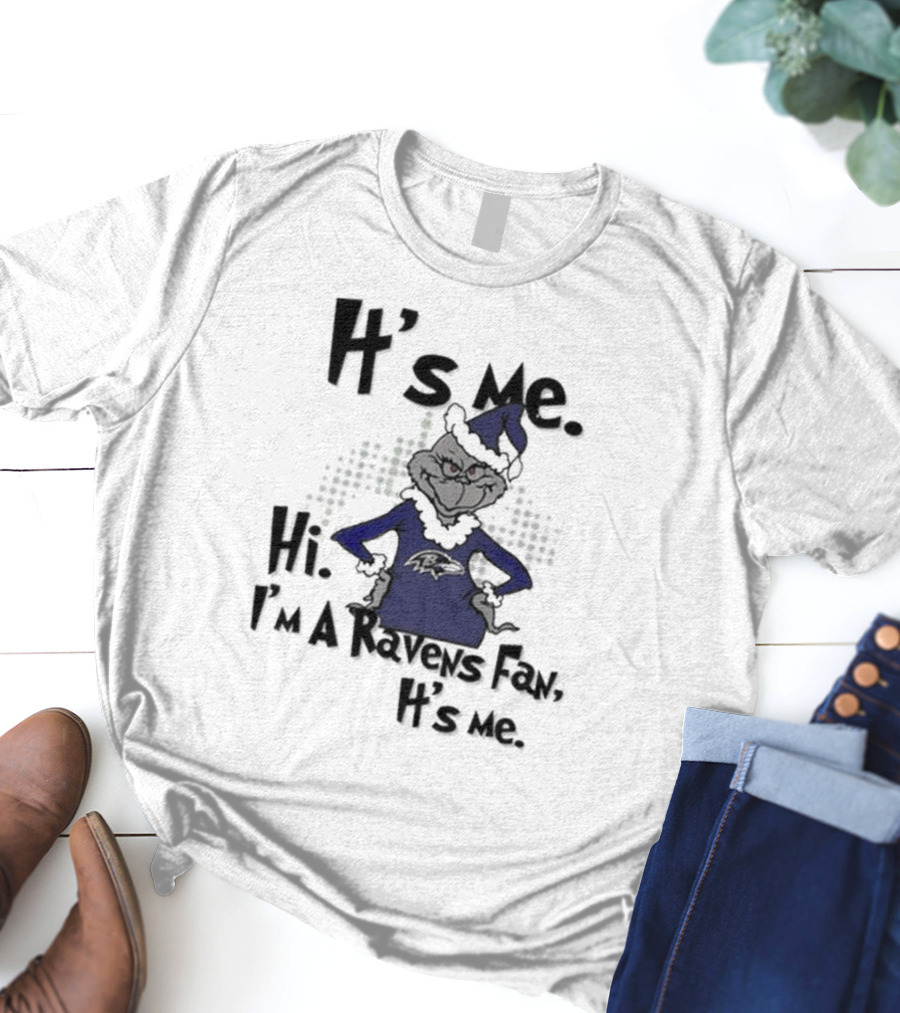 It's Me Hi I'm A Ravens Fan It's Me T-Shirt