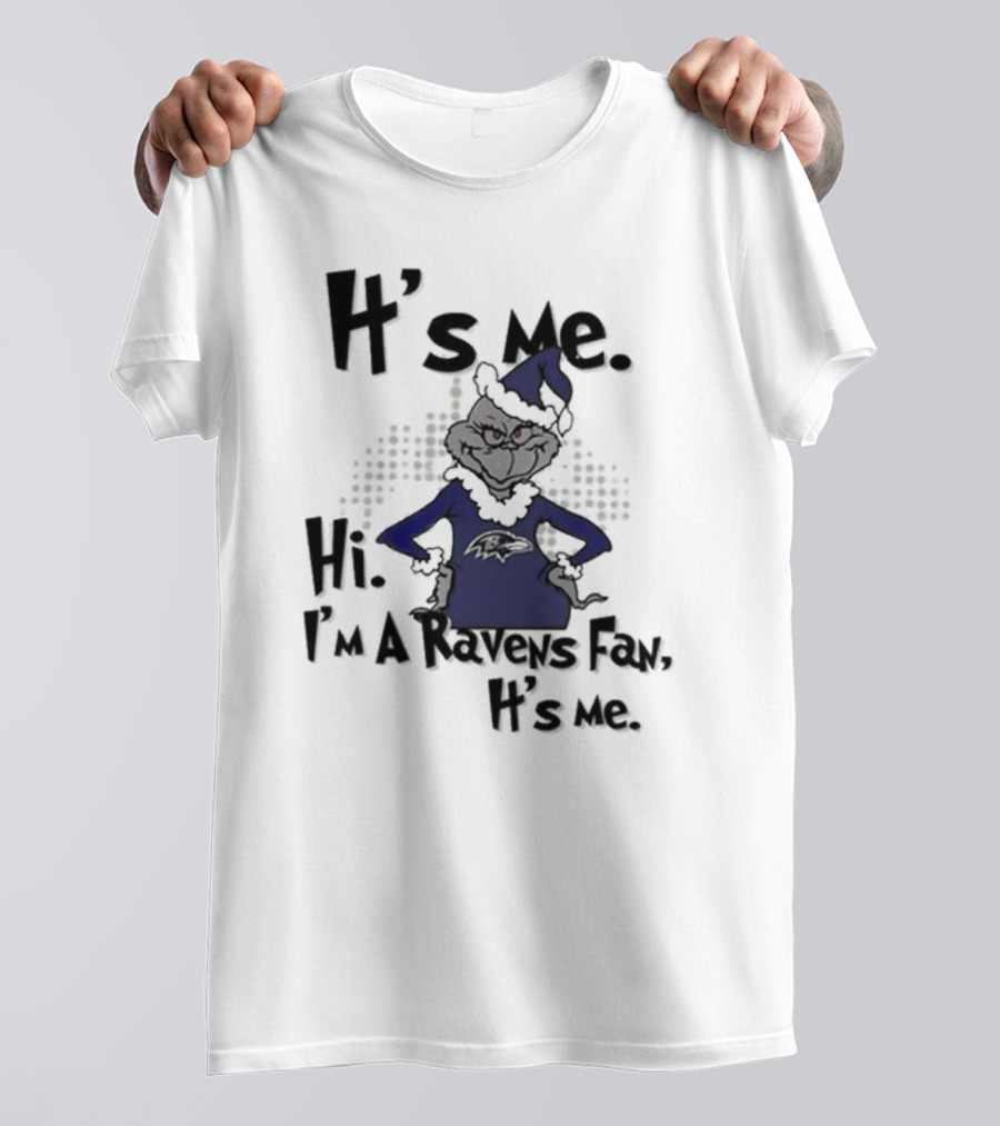 It's Me Hi I'm A Ravens Fan It's Me T-Shirt
