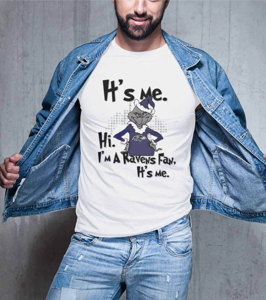 It's Me Hi I'm A Ravens Fan It's Me T-Shirt