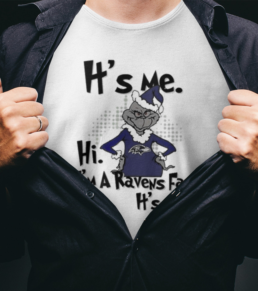 It's Me Hi I'm A Ravens Fan It's Me T-Shirt