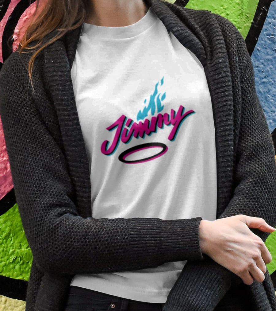 Jimmy Heat Retro Flame T-Shirt