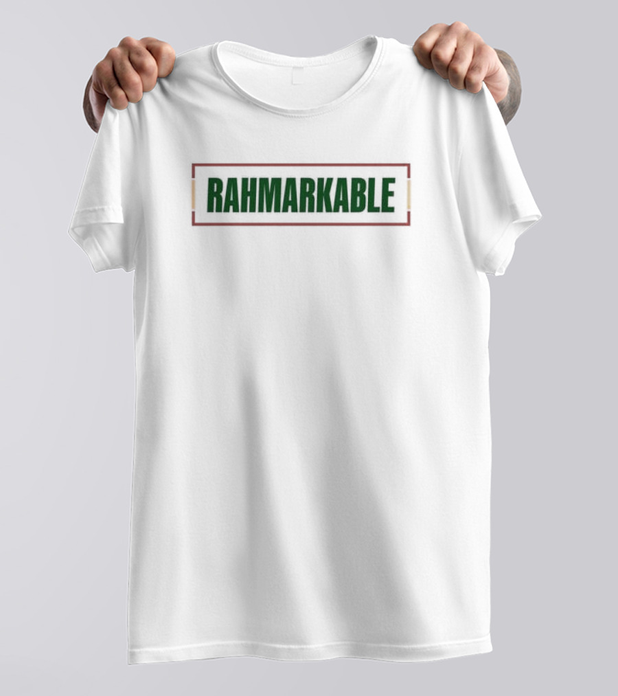Rahmarkable Block Text T-Shirt