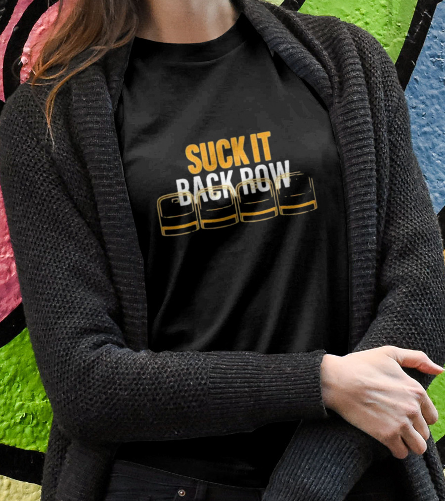 Suck It Back Row Beer Glasses T-Shirt