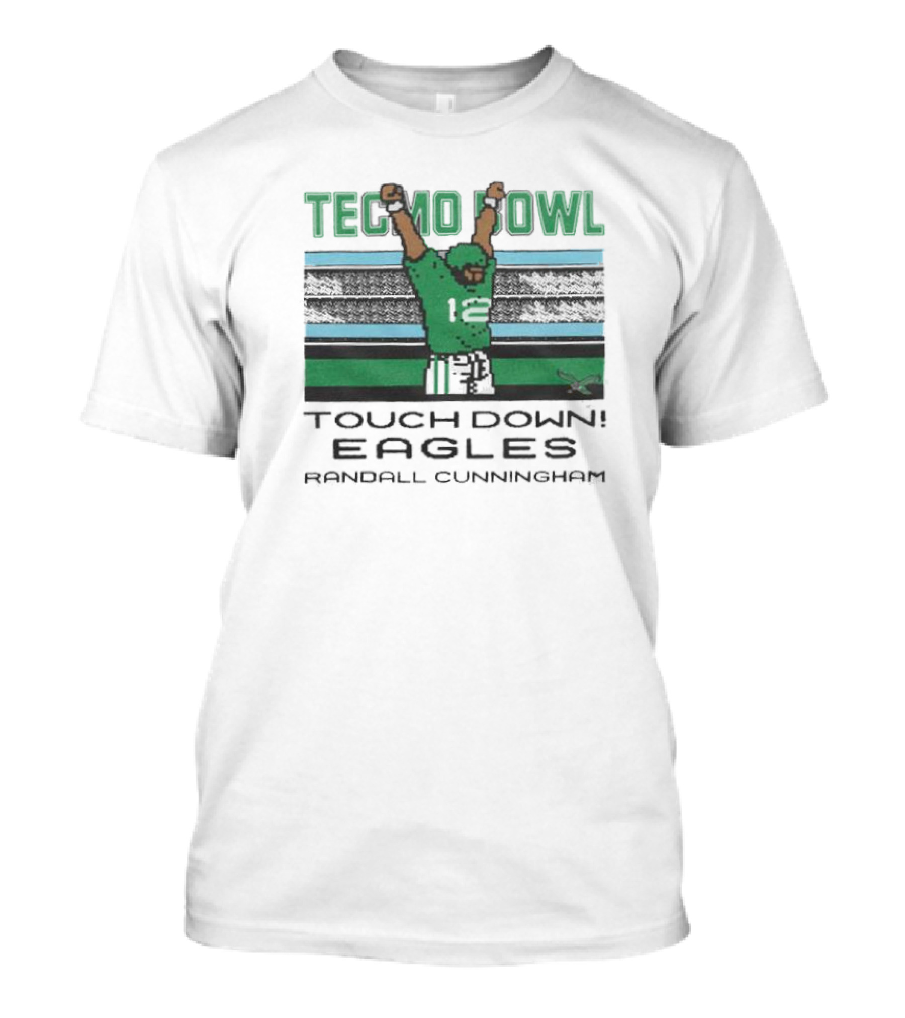 Tecmo Bowl Touchdown Eagles Randall Cunningham T-Shirt