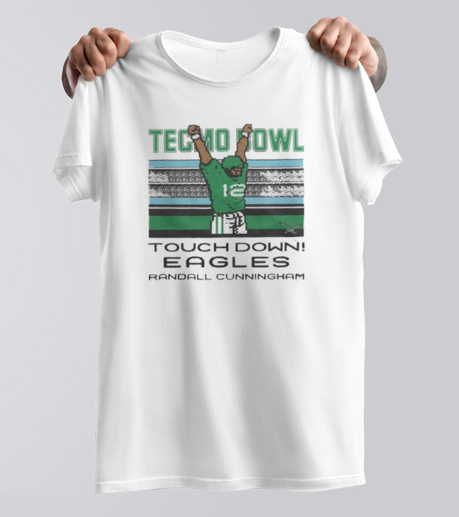 Tecmo Bowl Touchdown Eagles Randall Cunningham T-Shirt