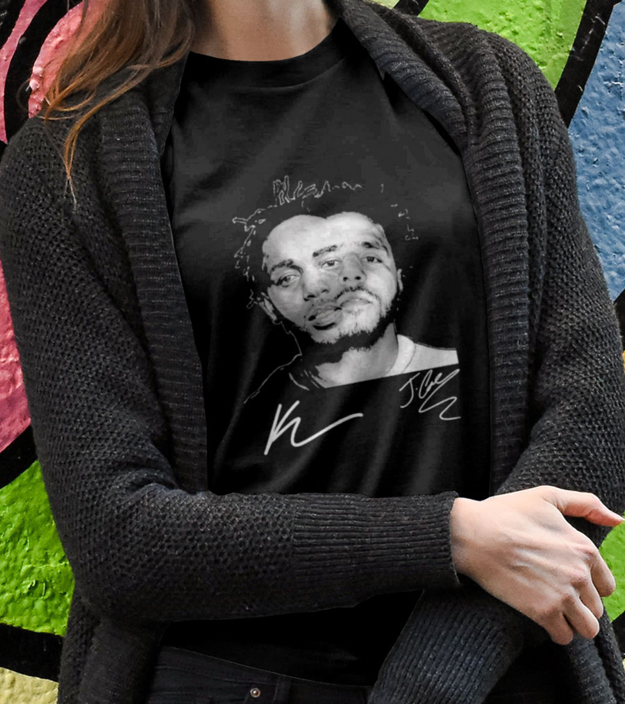 J Cole Kendrick Lamar Signatures Hip Hop Fusion T-Shirt