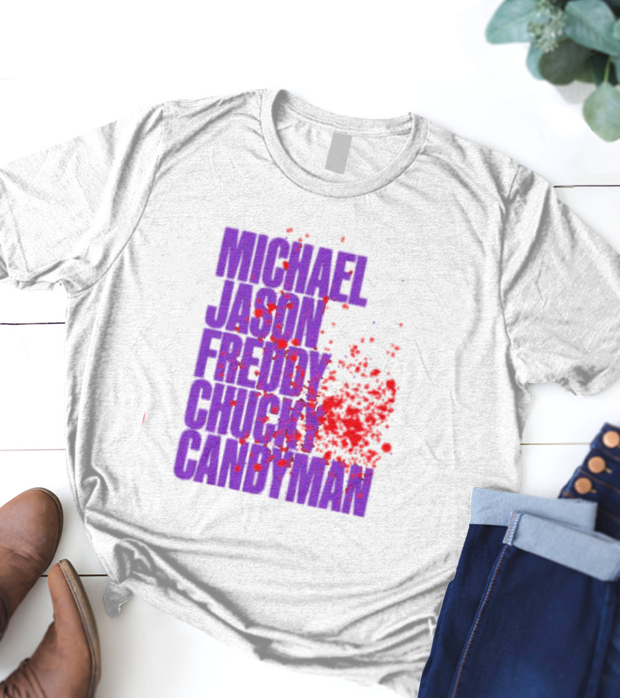 Michael Jason Freddy Chucky Candyman Horror Legends T-Shirt
