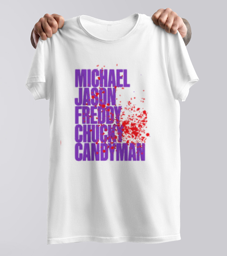 Michael Jason Freddy Chucky Candyman Horror Legends T-Shirt