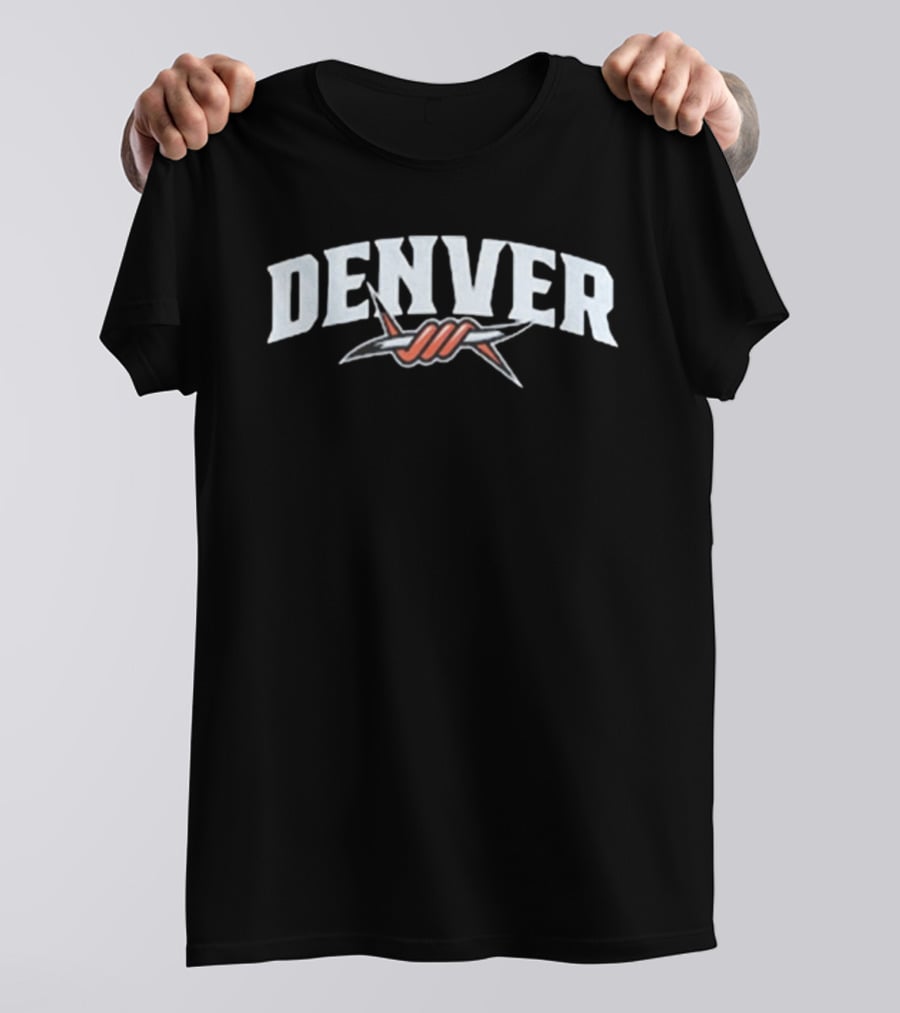 Champion Denver Outlaws Barbed Wire T-Shirt