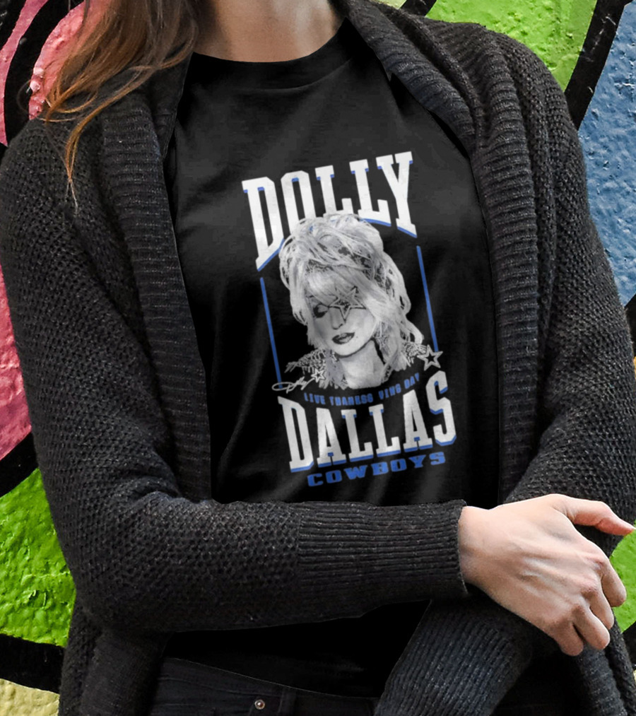 Dolly Parton Live Thanksgiving Day Dallas Cowboys T-Shirt