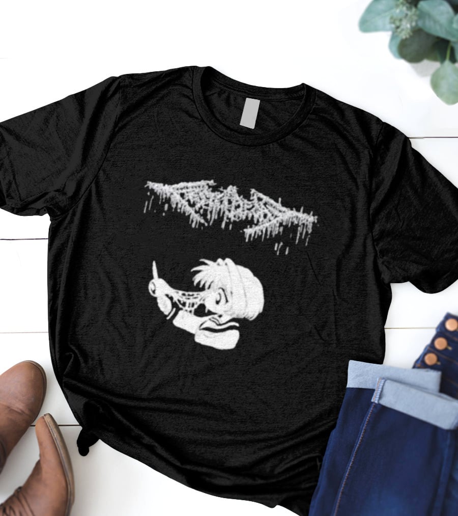 Ichigo Chan Festerdecay Sick Anime Character With Scissors And Illegible T-Shirt