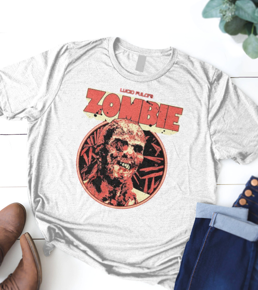 Lucio Fulci's Zombie Retro Horror Movie T-Shirt