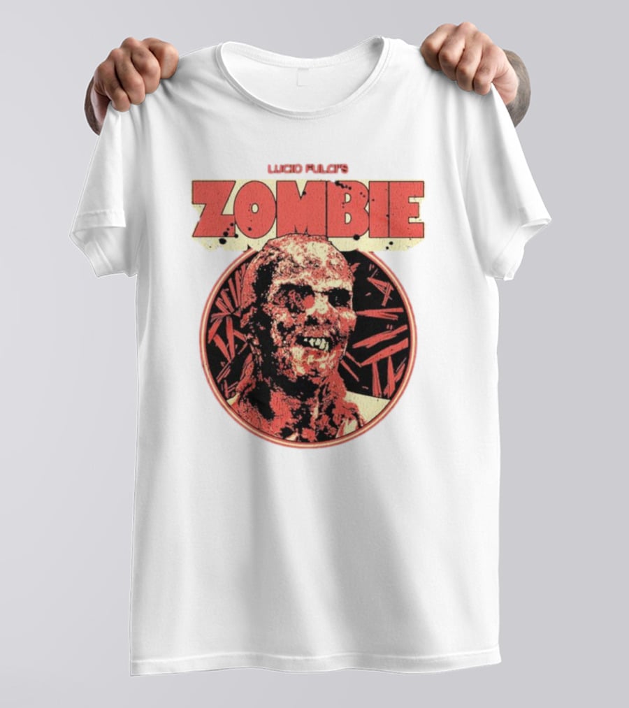 Lucio Fulci's Zombie Retro Horror Movie T-Shirt