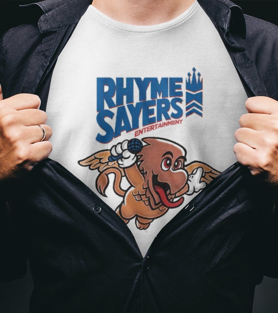 Rhymesayers Entertainment Monkey With Wings And Microphone T-Shirt