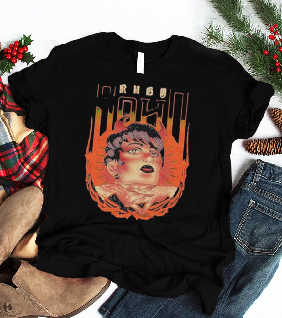 Ruby Soho Skin Deep Retro Demon Tattoo T-Shirt