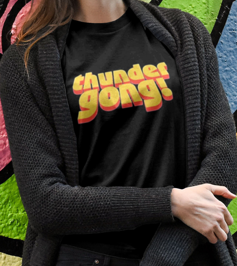 Thunder Gong 3D Retro T-Shirt