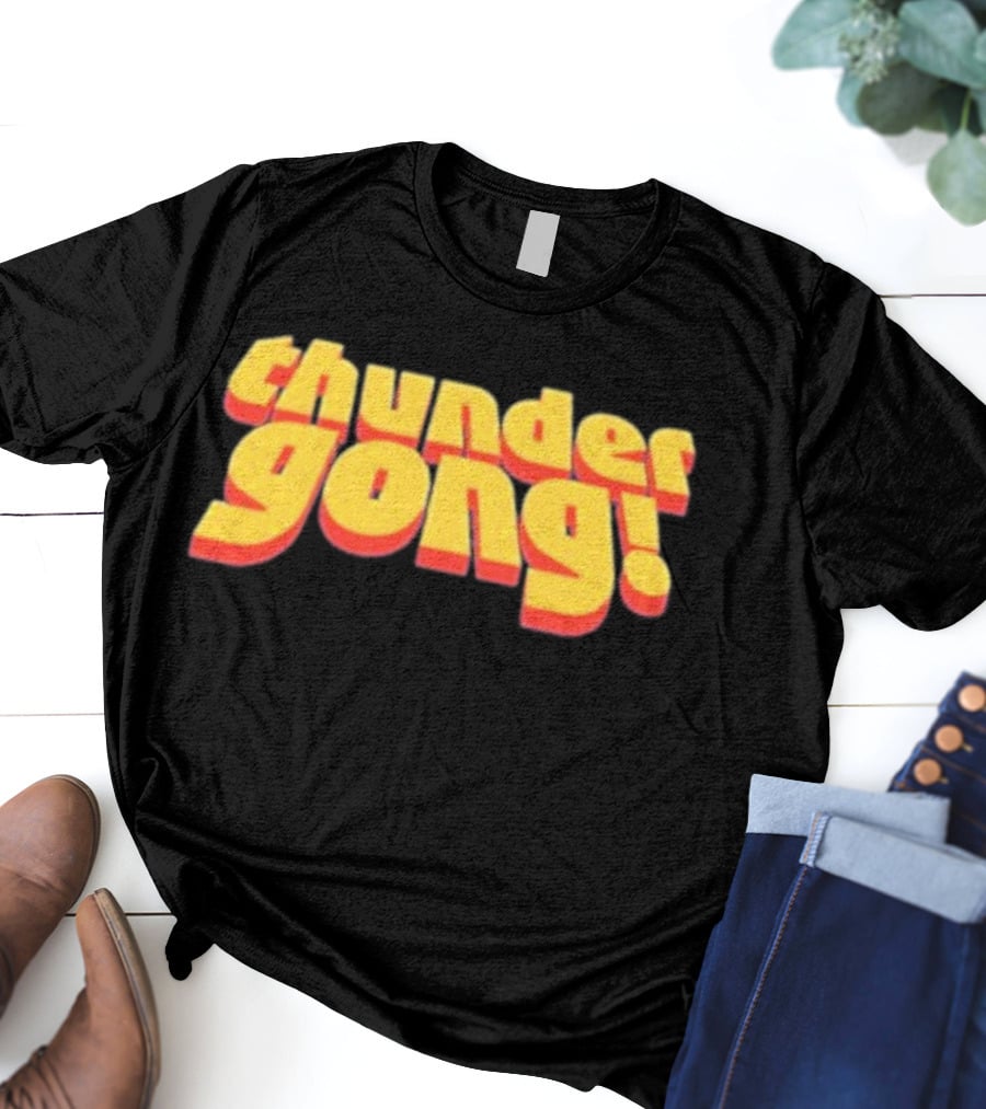 Thunder Gong 3D Retro T-Shirt