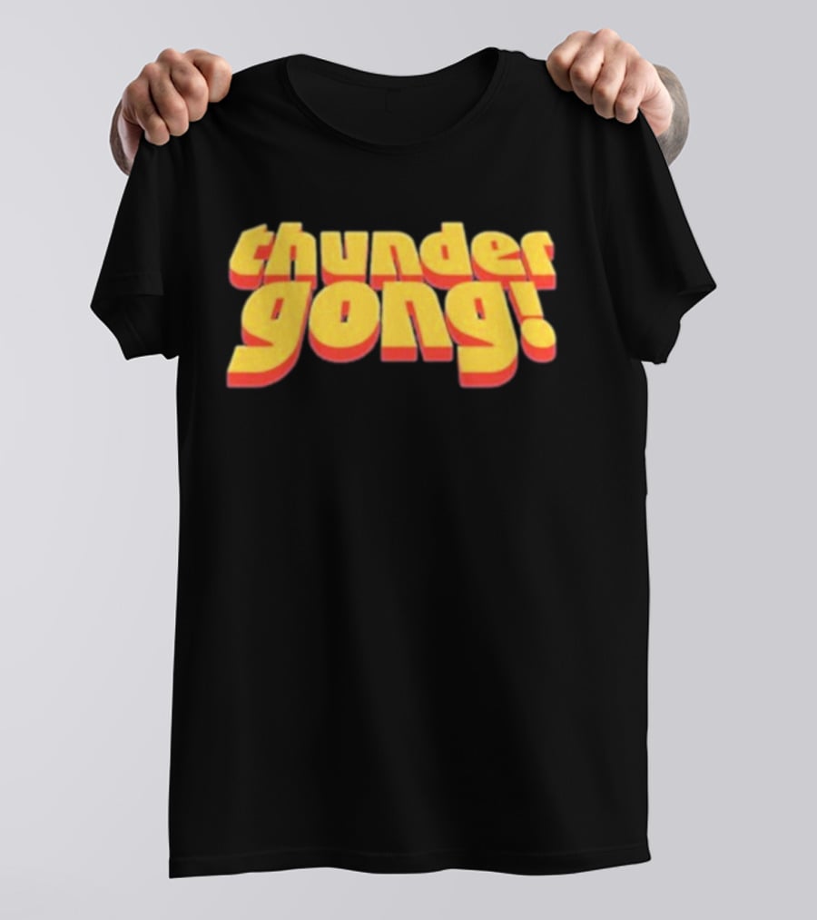 Thunder Gong 3D Retro T-Shirt