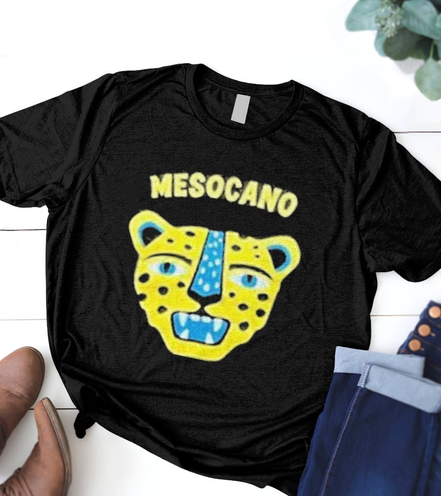 Mesocano Vibrant Jaguar Face T-Shirt