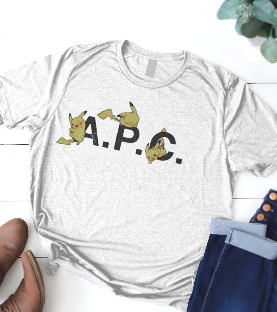 Pokémon × A.P.C. Pikachu Trio T-Shirt