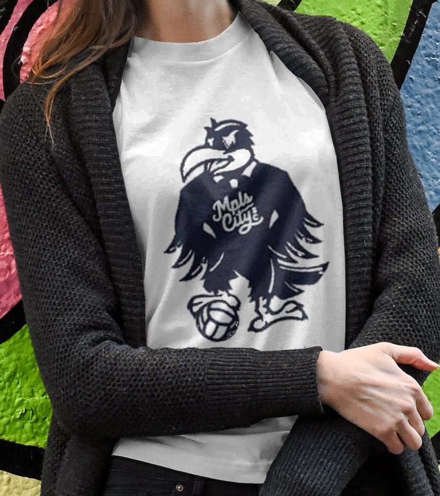 Schmitty The Crow MKE City Basketball Raven T-Shirt