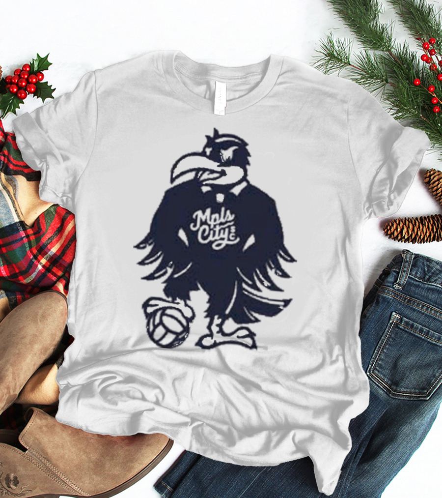 Schmitty The Crow MKE City Basketball Raven T-Shirt