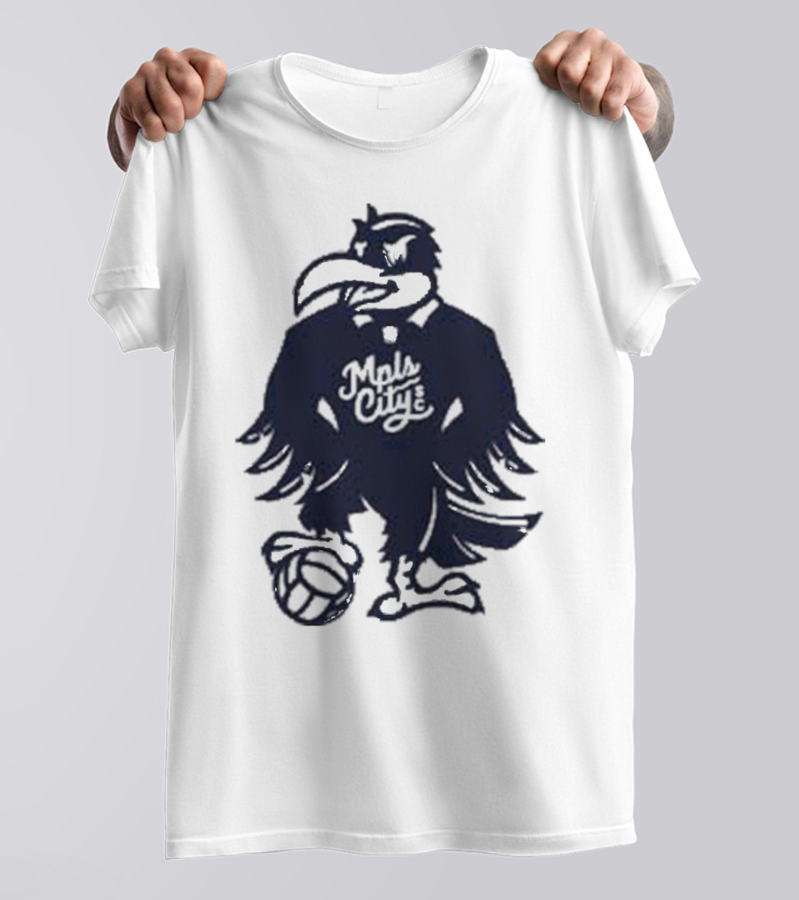 Schmitty The Crow MKE City Basketball Raven T-Shirt