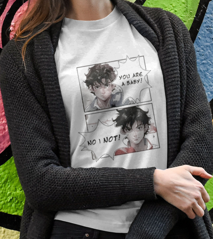 Slushynoobz You Are A Baby No I Not Anime Character Exchange T-Shirt