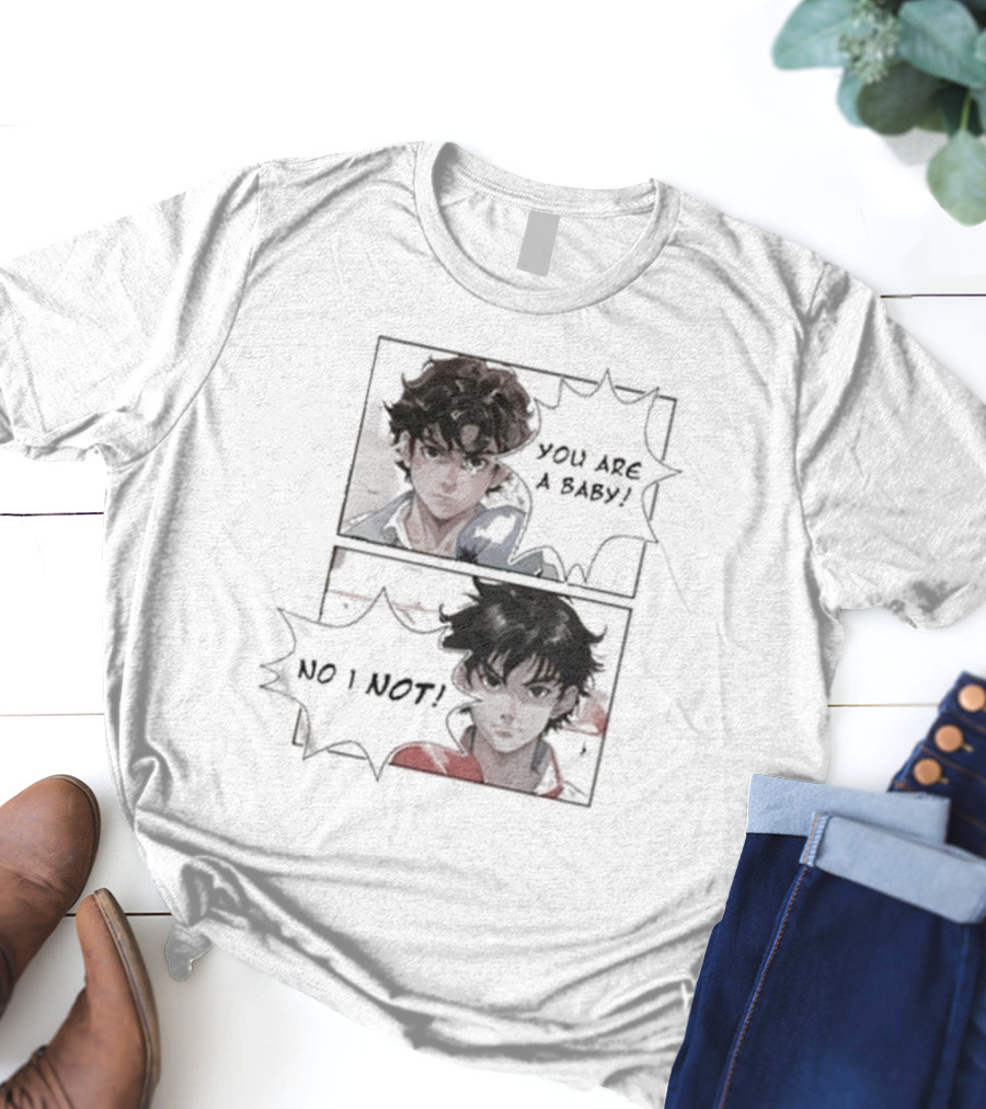 Slushynoobz You Are A Baby No I Not Anime Character Exchange T-Shirt