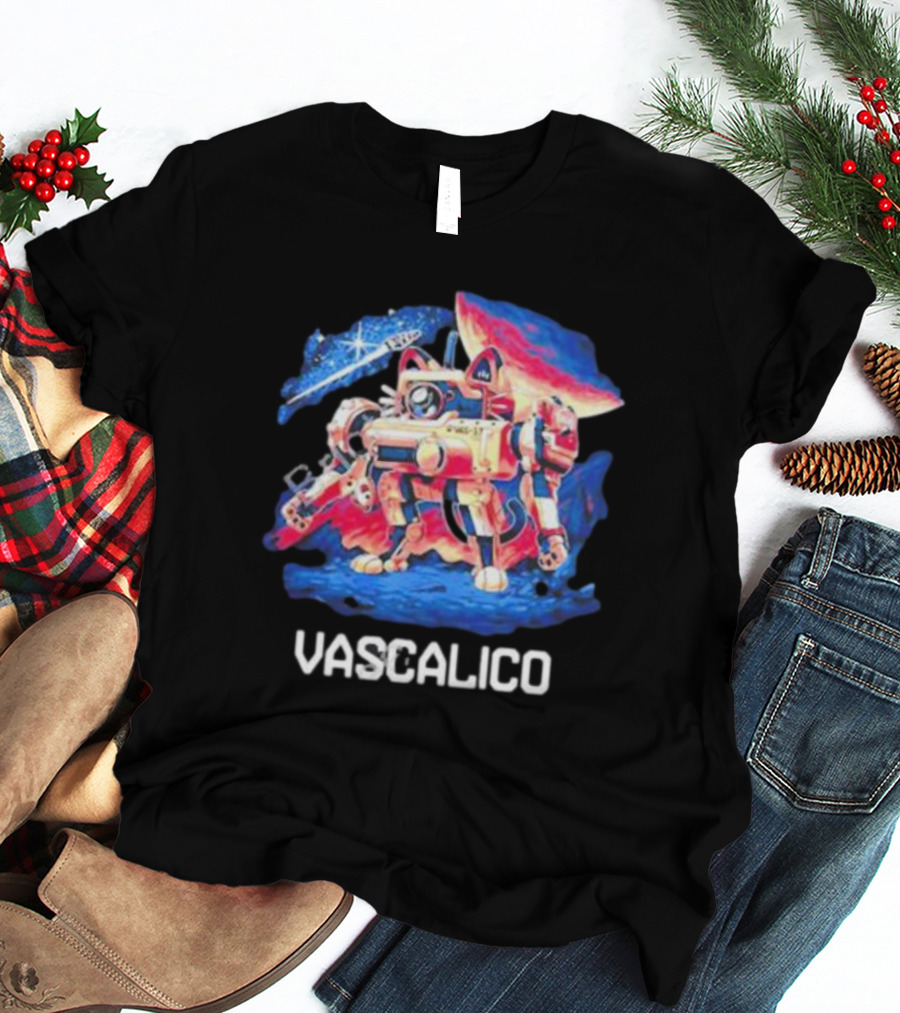 Starfield Vascalico Space Cat Robot Adventure T-Shirt