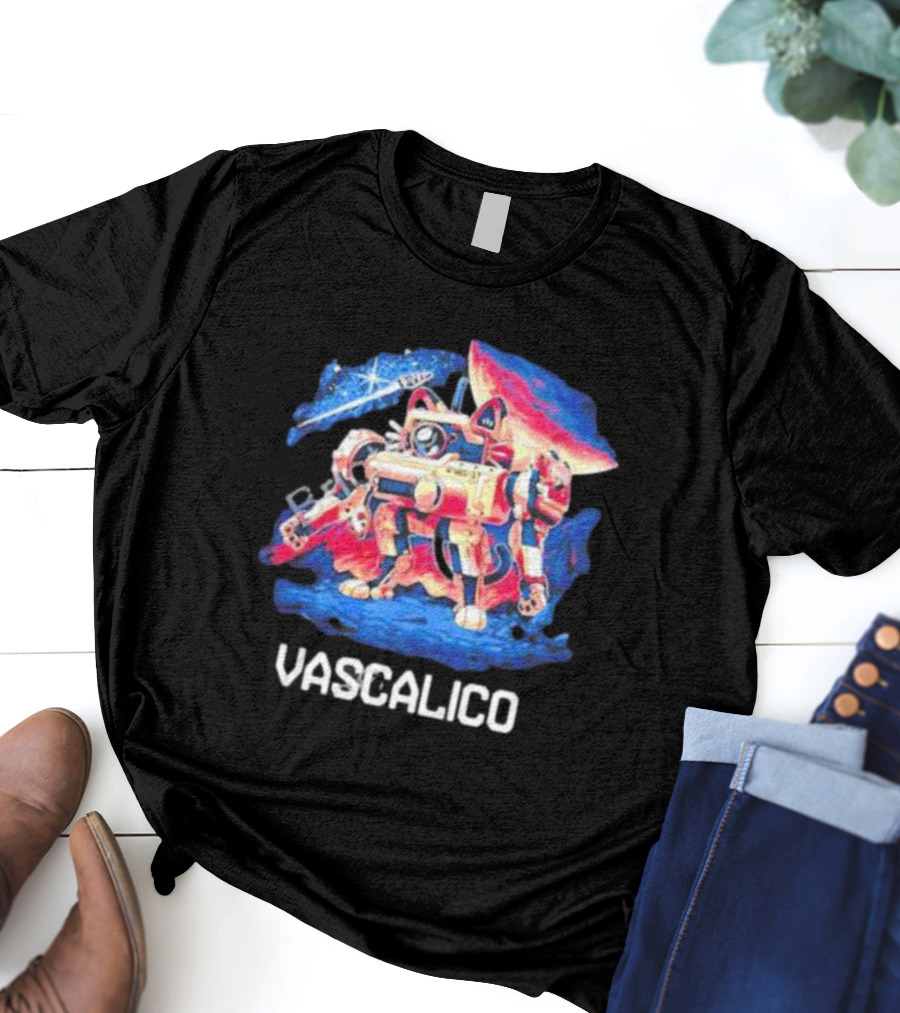 Starfield Vascalico Space Cat Robot Adventure T-Shirt