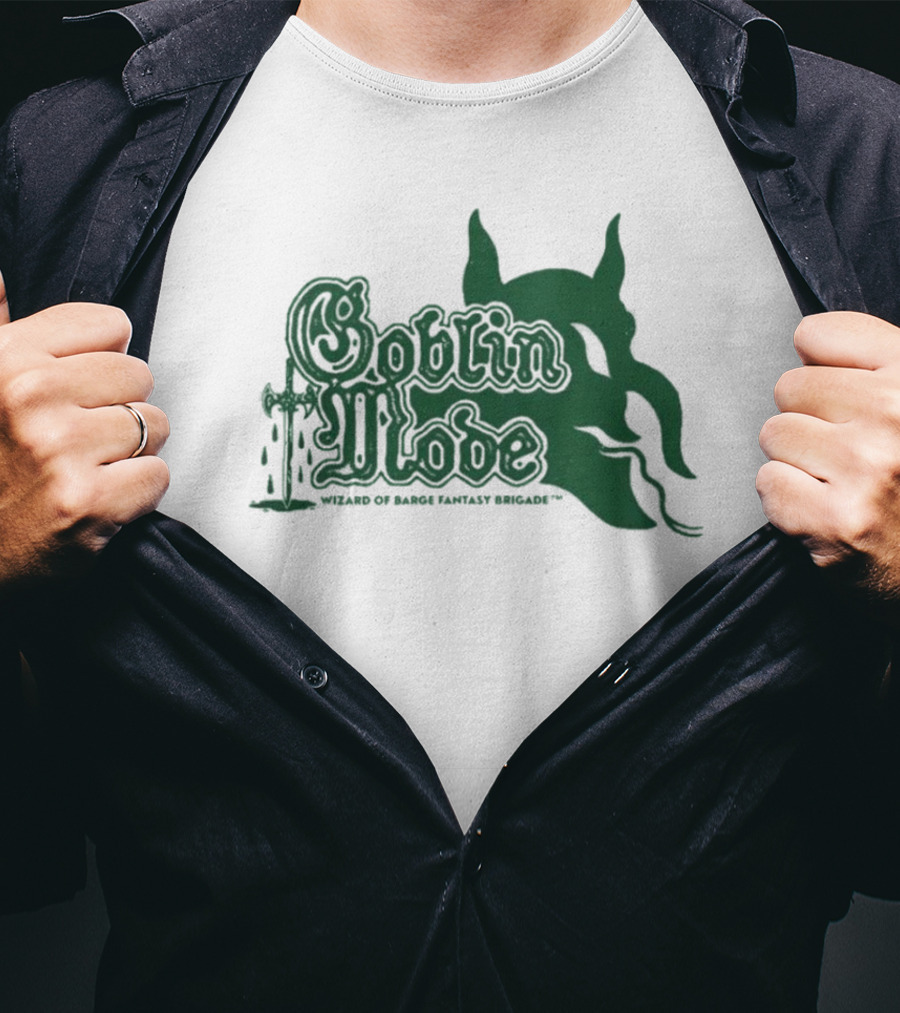 Goblin Mode Wizard Of Barge Fantasy Brigade T-Shirt