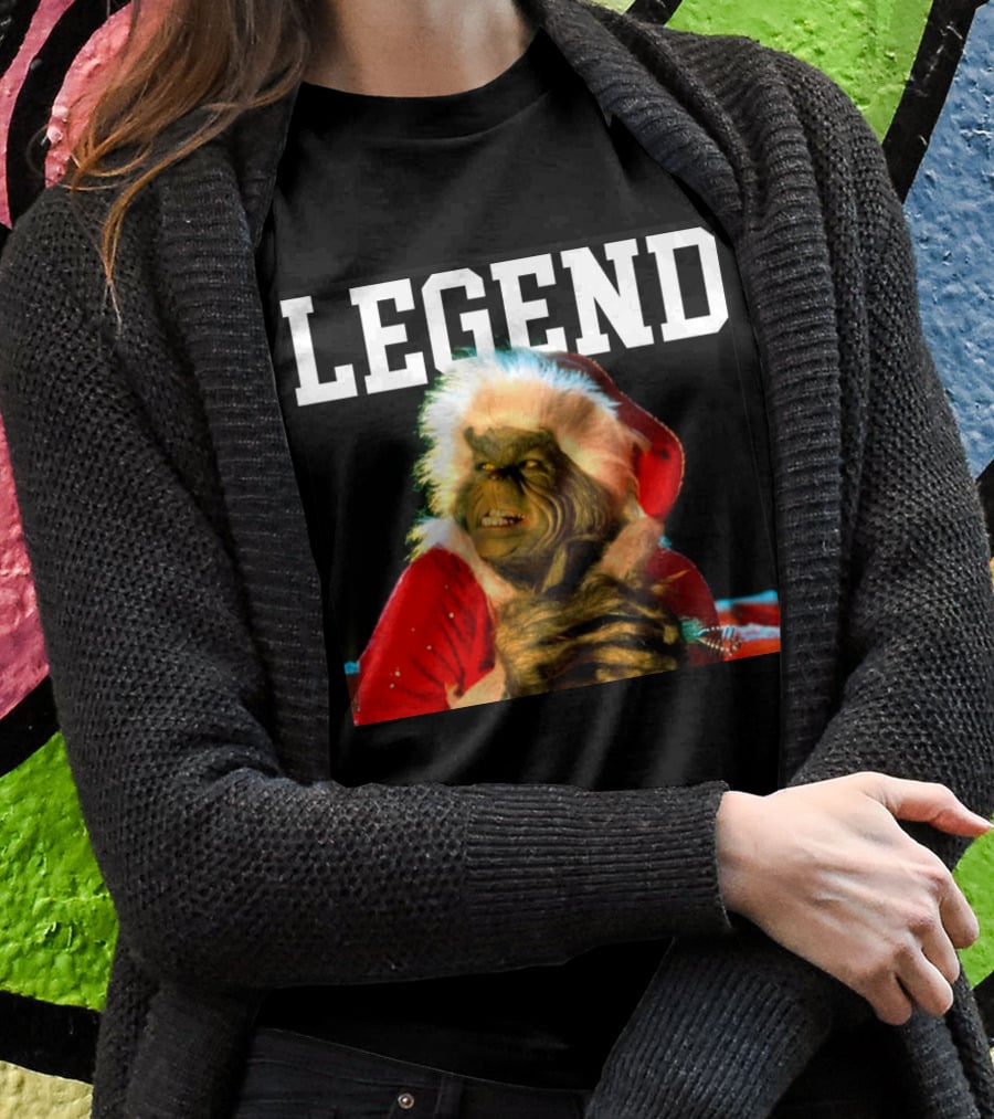 Grinch Legend Santa Christmas T-Shirt