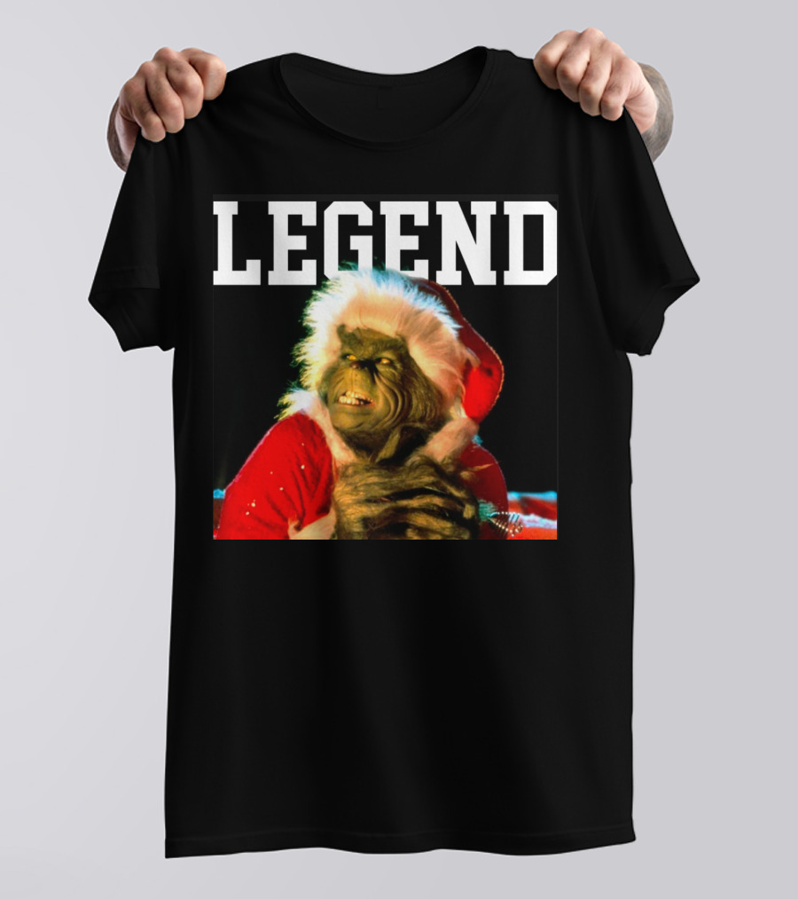 Grinch Legend Santa Christmas T-Shirt