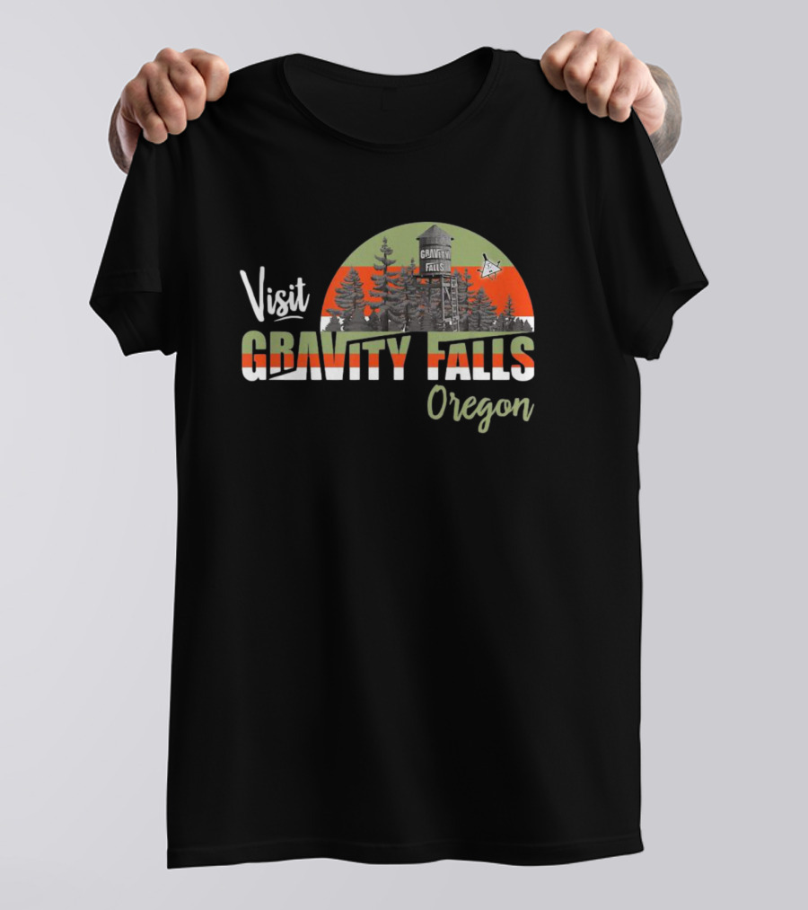 Visit Gravity Falls Oregon Forest Tourist Destination T-Shirt