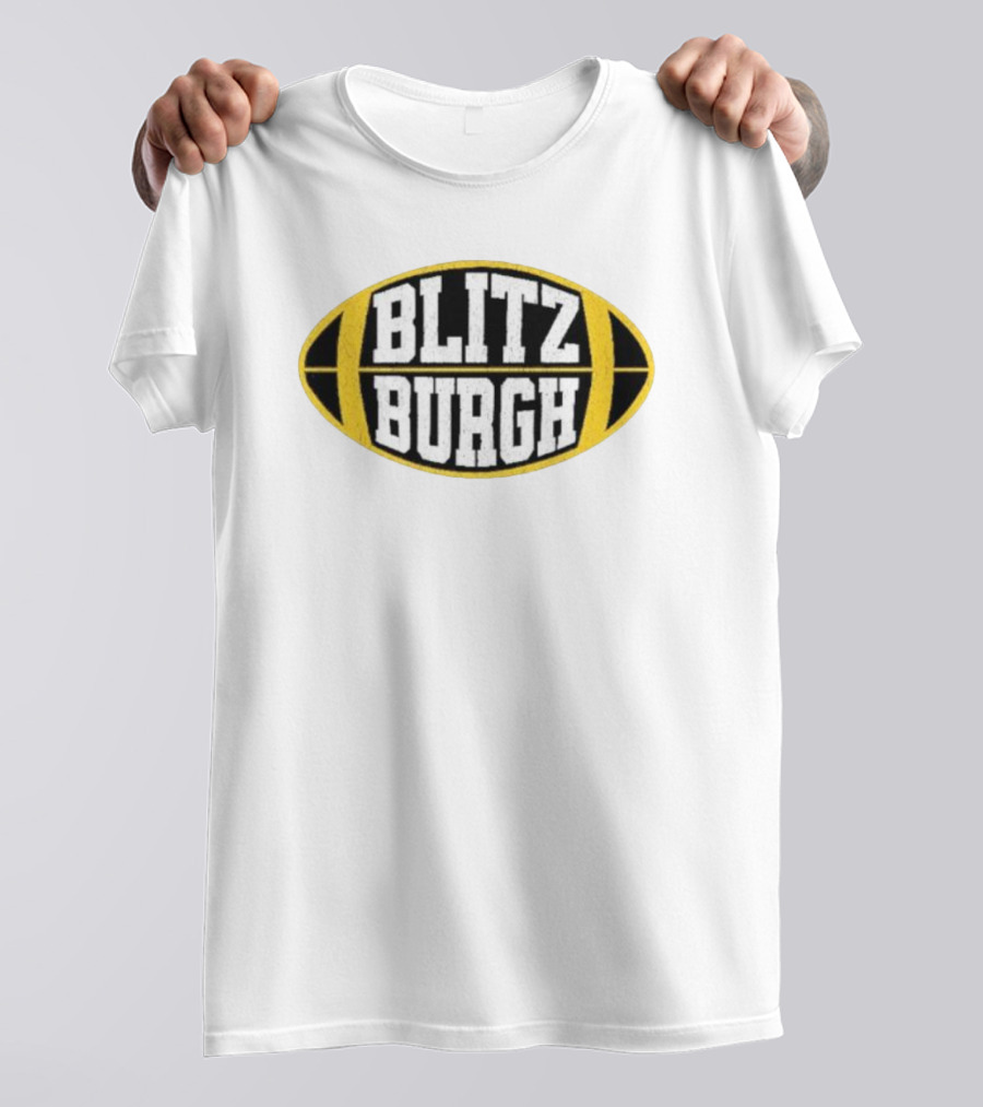 Blitz Burgh Football Logo Steelers T-Shirt