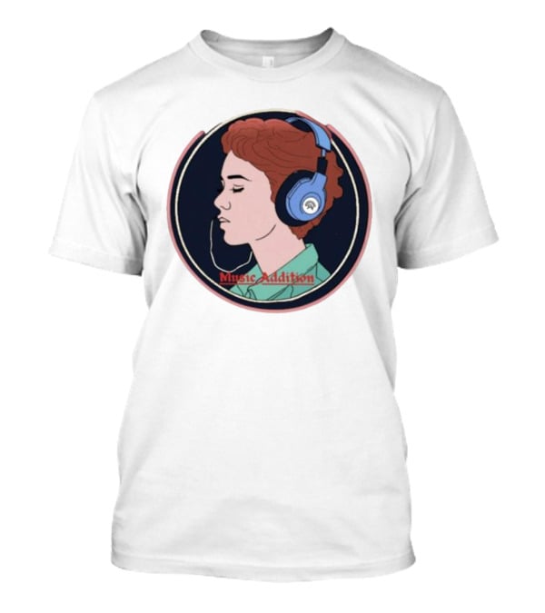 Music Addition Groove In Style Headphone Harmony For Enthusiasts T-Shirt
