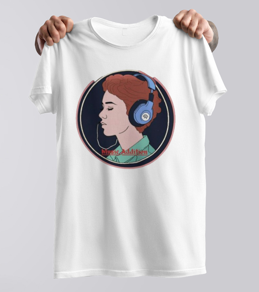 Music Addition Groove In Style Headphone Harmony For Enthusiasts T-Shirt