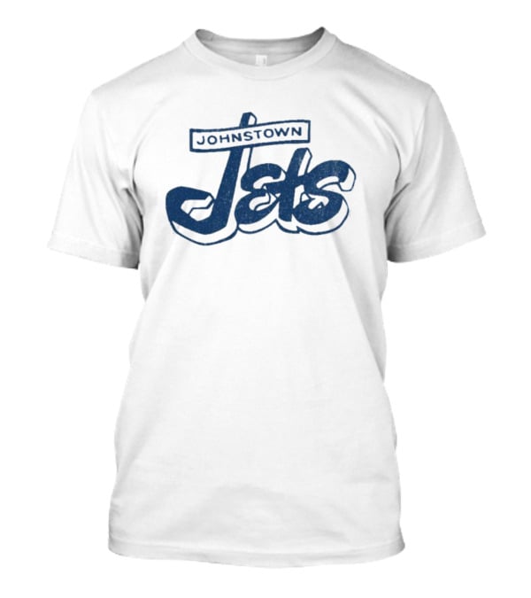 Johnstown Jets Hockey 1950s Retro Script T-Shirt
